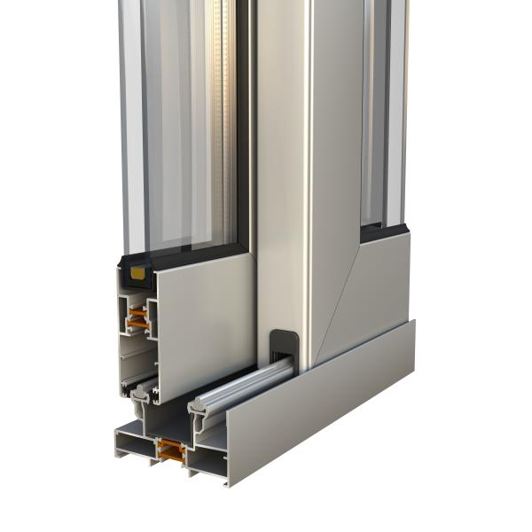 Anodized Aluminum Window Frame Extrusions White Furniture Decoration