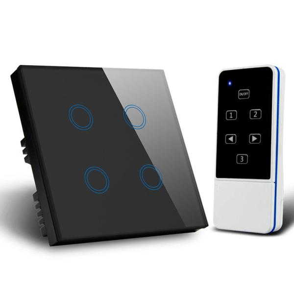 4 Gang Smart Light Switch Uk Smart Touch Wall Switch With Google&Alexa