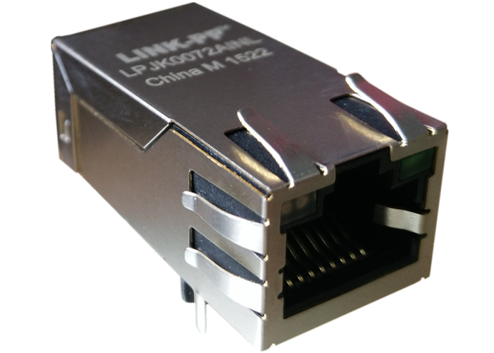 Гигабит Rj45 бела 0826-1L1T-T7-F магнитный RJ45 Jack с интегрированным magnetics