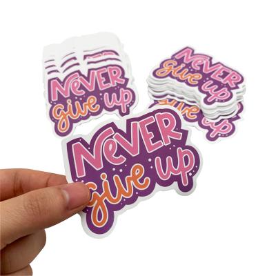 Impressão de etiqueta personalizada cortada em matriz pvc para impressão de etiquetas
