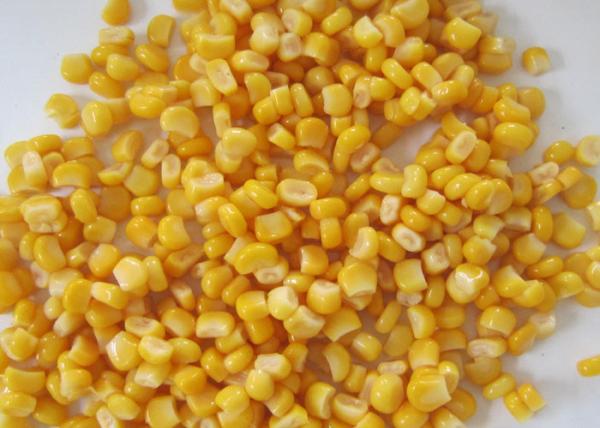 Steamed Canned Sweet Corn Kernel With Good Taste ISO / FDA Approved