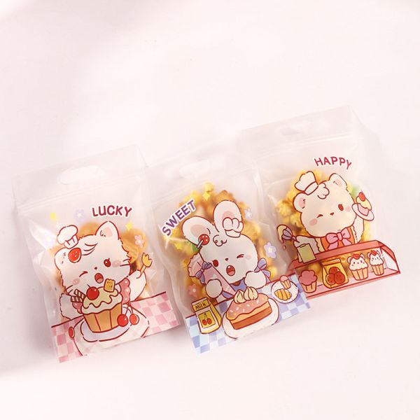 Hot Sale Custom Printing clear Cello Candy Gummy Jelly Bag  Party  Birthday Loot Packaging Bags