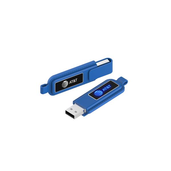 Переносный кожаный крышка ключ Металлический USB флэш-накопитель 64GB 128GB 30MB/S