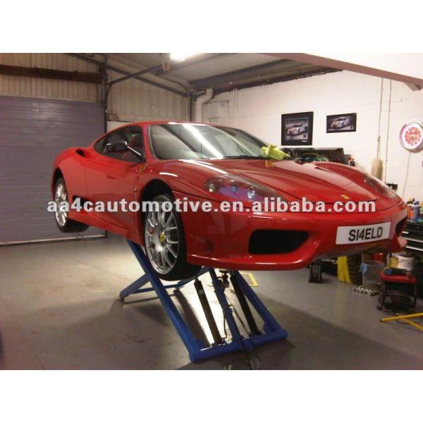 1.2M 2.7T Scissor Vehicle Lift Low Rise Pneumatic Portable Low Rise Car Lift