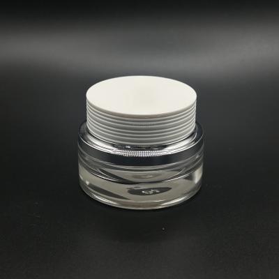 Custom 30g Glass Jar For Beauty Products , Glass Cosmetic Jars With Lids (MC-G-529)