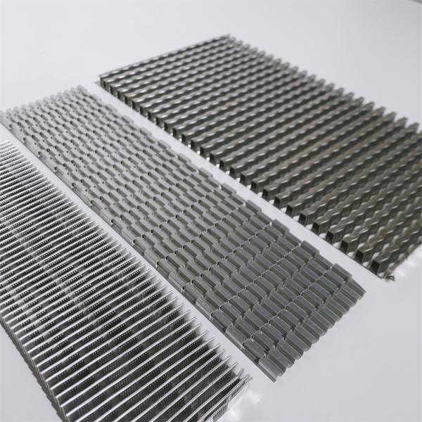 Aluminum Radiator Cooling Louvered Fins Heat Exchanger Spare Part
