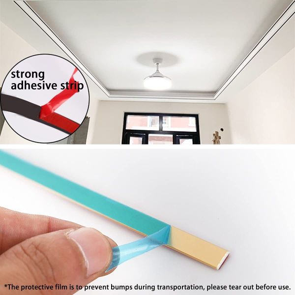 Sofa Decoration Strip with Tapes Golden Decorative Strip Furniture Edge Banding with Adhesive Tape