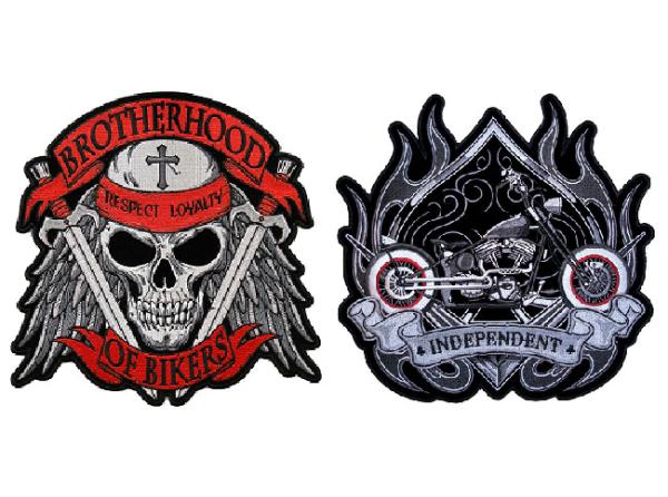 OEM ODM Shrink Proof Motorcycle Biker Patch Camouflage Material