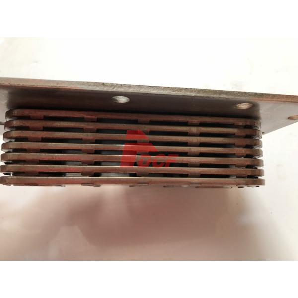 6D102 7P 6735-61-2110 Engine Oil Cooler Cover Core For Excavator Parts PC200-6