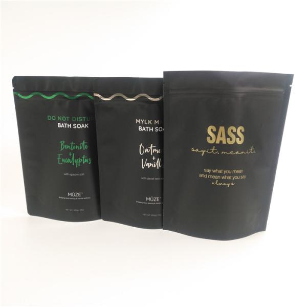 Resealable само-стоя пластиковый полиэтиленовый пакет сумки соли для принятия ванны упаковывая для кофе естественного соли упаковывая scrub упаковка