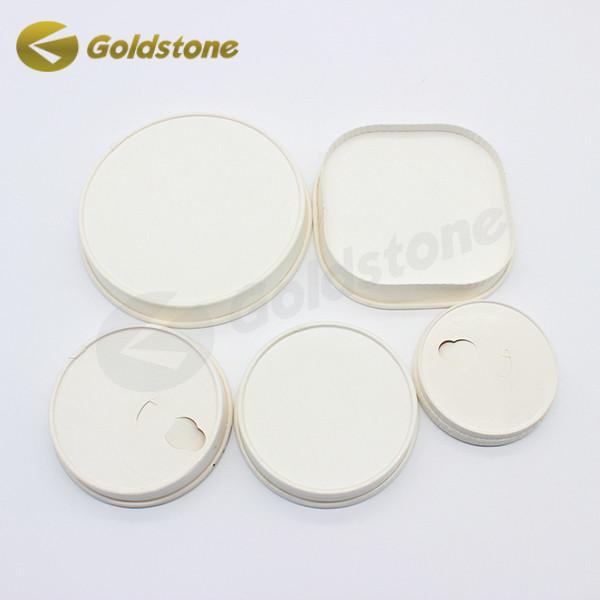 Sustainable  Disposable Paper Cup Cover Paper Based Caps For Coffee Shops Cafes