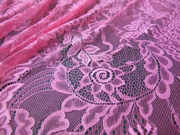 Light hollow gauze 100%nylon leaf lace fabric textile in Guangzhou market (CY-DN0007)