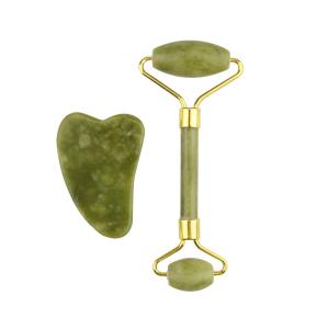 Emagrecimento genuíno 100% real verde da cara dos olhos de 14×5CM Jade Roller