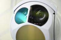 Cámara del cardán del UAV de los aviones de la catapulta del sistema del EO IR a prueba de golpes