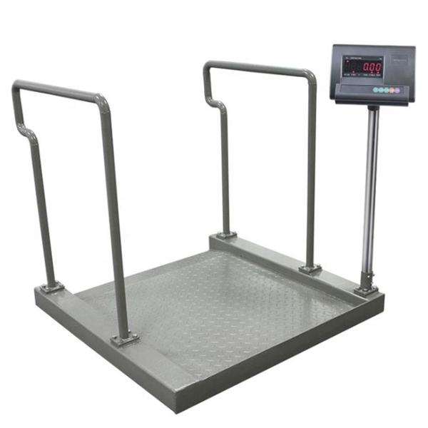 Heavy Duty Floor SS Wheelchair Hospital Weighing Scale 300-500 Kg