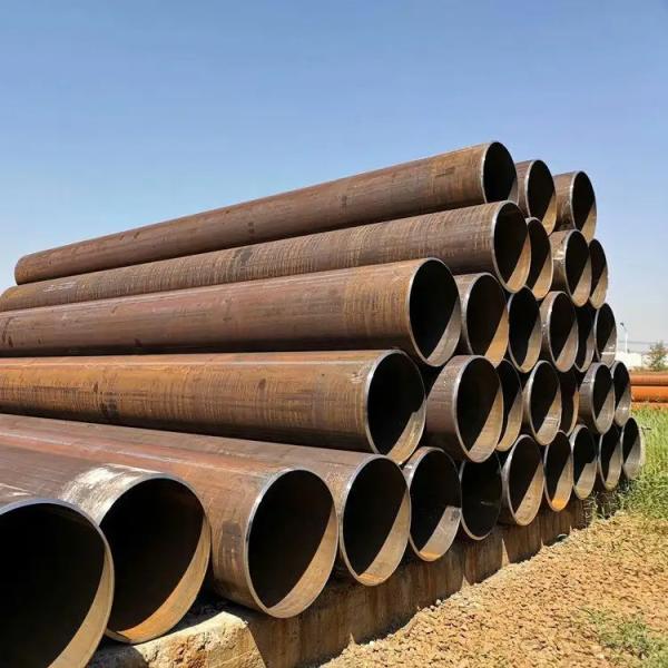 Factory Directly Sale ERW Iron Pipe 6 Meter Welded Steel Pipe Round Black Carbon Steel Pipe