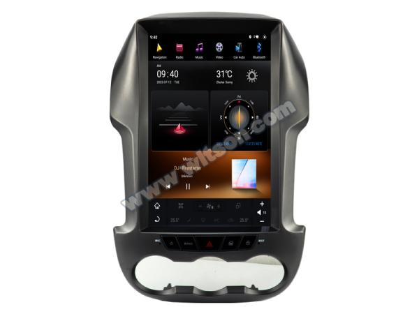 12.1 Screen Tesla Vertical Android Screen For Ford Ranger 2011-2014 Car Multimedia Stereo GPS Carplay Player