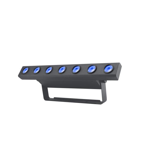 7pcs 3W RGBW LED Gold matrix moving head stage light For Dj Equipment