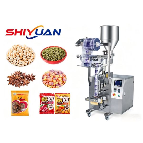 250kg Automatic Vertical Nut Packaging Machine , 2KW Beans Packing Machine