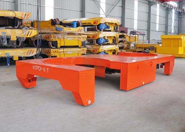 5t motorized platform trolley on railways anti-heat for die handling in factory