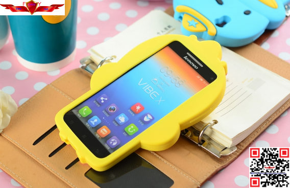New Arrival ECO-Friendly Cartoon Silicone Cover Case For Lenovo S960