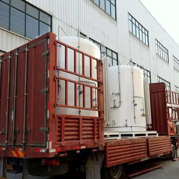 1000 ao polonês de aço inoxidável dos tanques 0.8Mpa de 7500L Microbulk