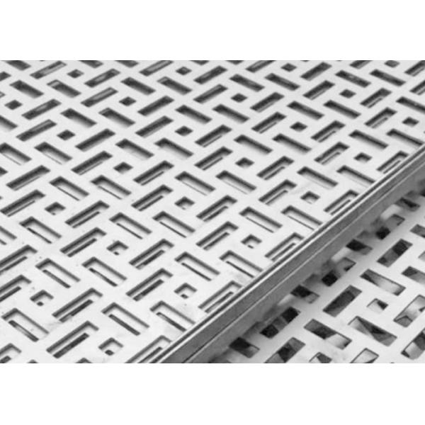 0.2mm-10mm Thickness Stainless Steel Punched Metal Sheet with Custom Hole
