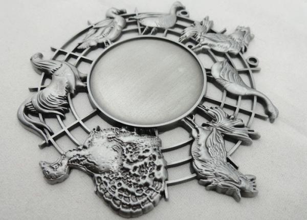 Nickel 3d Carnival Medas Zinc Alloy With Animal And Inner Cut Hole