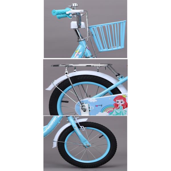 Cuadro de acero de alta durabilidad de peso ligero para niños bicicleta de 12 pulgadas diseño lindo