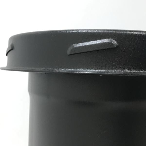 Round Double Wall Fireplace Pipe , Double Wall Pellet Stove Pipe Twist With Locking Band