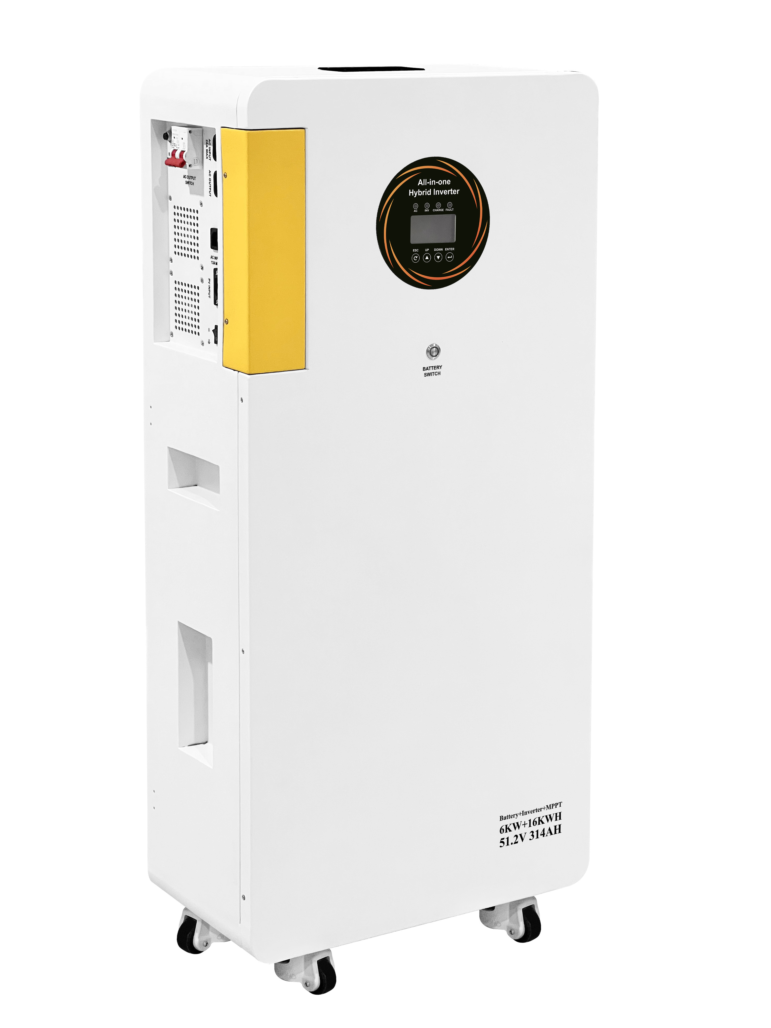 Off-Grid All In One Solar Generator 16KWh Built-in MPPT