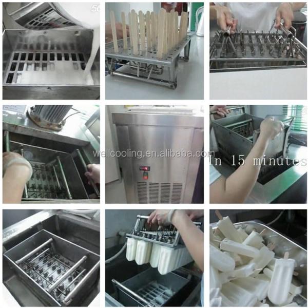2.8kw Commercial Use 304 Stainless Steel Automatic Ice Cream Popsicle Machine