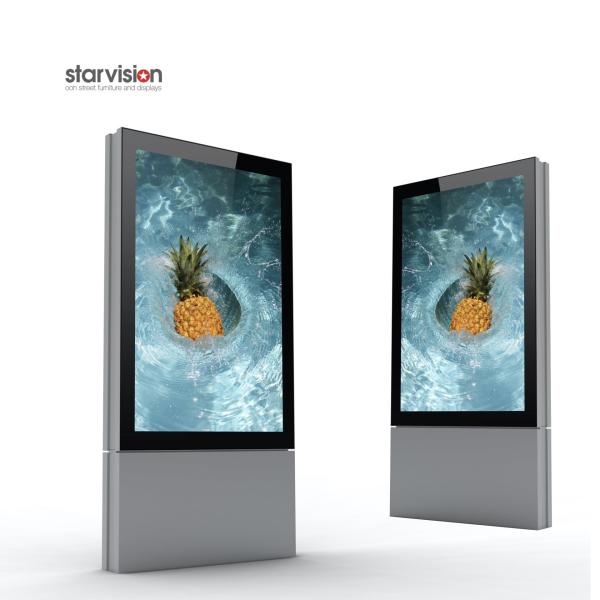 55inch 3840*2160 Resolution Indoor Digital Signage Free Standing