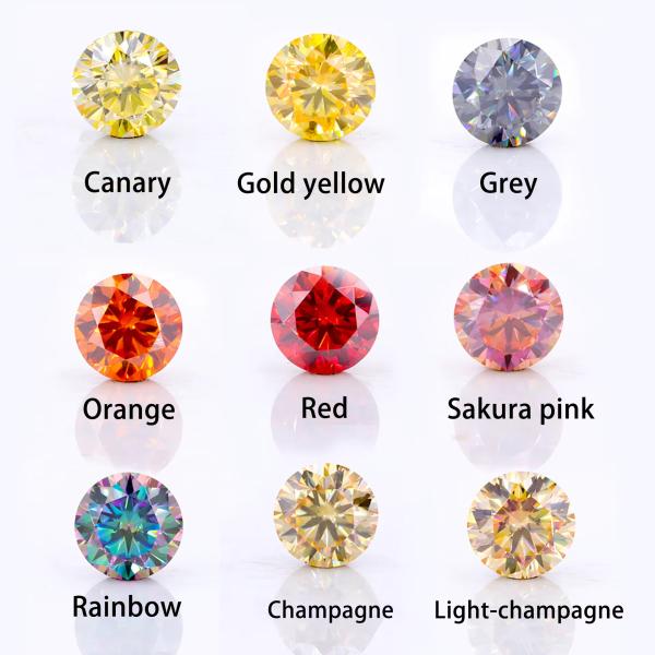 Esmeralda Corte EF Branco VVS Pedra sintética Moissanite Solta Diamante Para Anéis