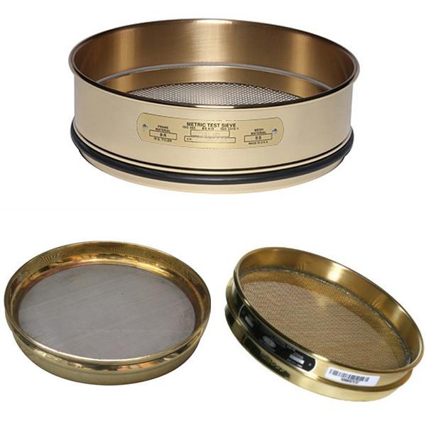 Stainless Steel / Brass Micron Mesh Sieve Anti Acid / Alkali  For Laboratory Analysis