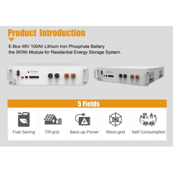 IP20 Off Grid Energy Storage 200ah 5KW 20KW 5kwh Литий солнечный аккумулятор