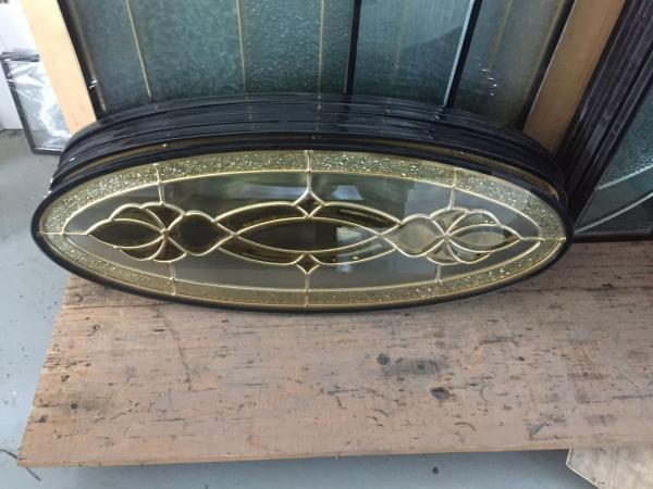 Decorative door inserts thickness 25.4MM  with brass came