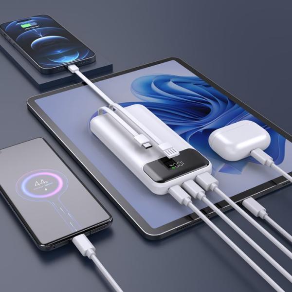 10000mAh Fast Charger Power Bank Portable 22.5W Power Bank With Digital Display