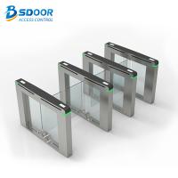 Balancez l'acier inoxydable manuel de systèmes de sécurité en verre de tourniquet de la porte 10mm
