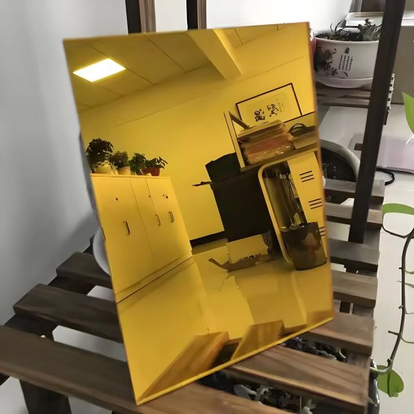 Contemporary Copper Mirror Glass Sheet For Shower Room Partition Use