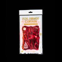 Le fond en plastique en feuille de papier rouge ajoute du plaisir aux célébrations