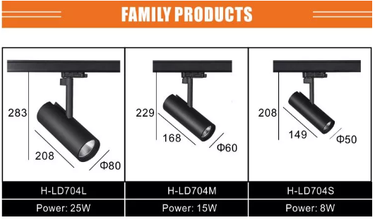 Adjustable Linear Magnetic Track 18wled Track Lights with 6000K Color Temperature CCT