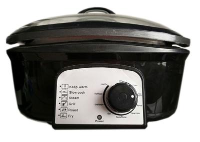 All In 1 6 Qt Multi Cooker , Multi Cooker Electric Frying Pan White Color Smart Programm