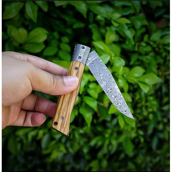 Stainless Steel Damascus Sharp Kitchen Knives Set 2mm Thick HRC 52 Professional