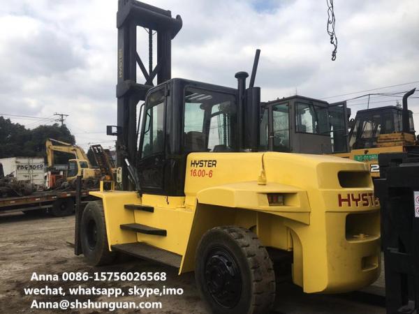 Hyster 16ton Used Forklift , Diesel Hyster H16.00XM-6 16t Forklift