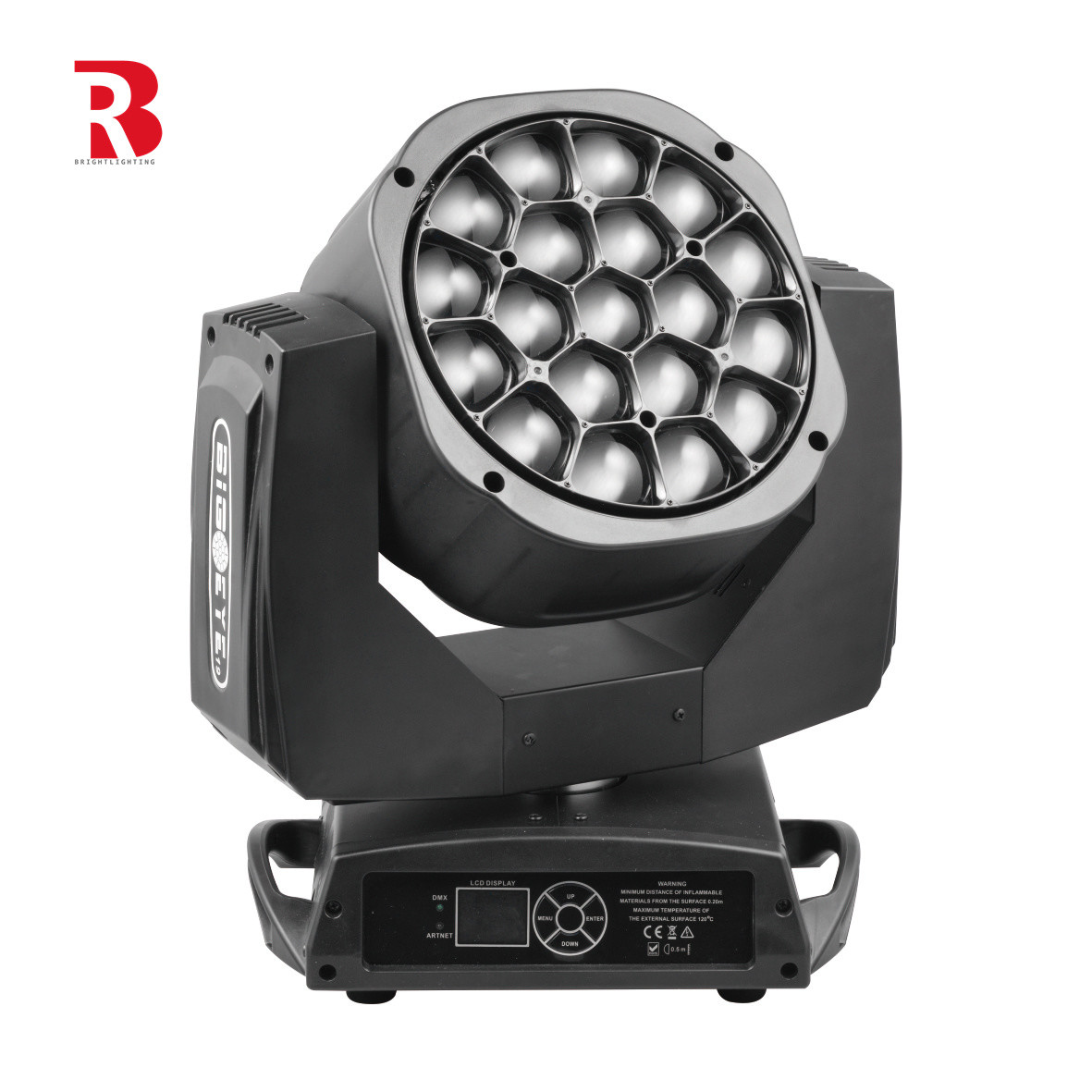 Светодиодный передвигающийся головной убор и вращение 19x15W 4 в 1 Beeye Light для сцены