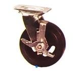 900 Pound 6 Inch Casting Dumpster Caster Wheels With Side Brake