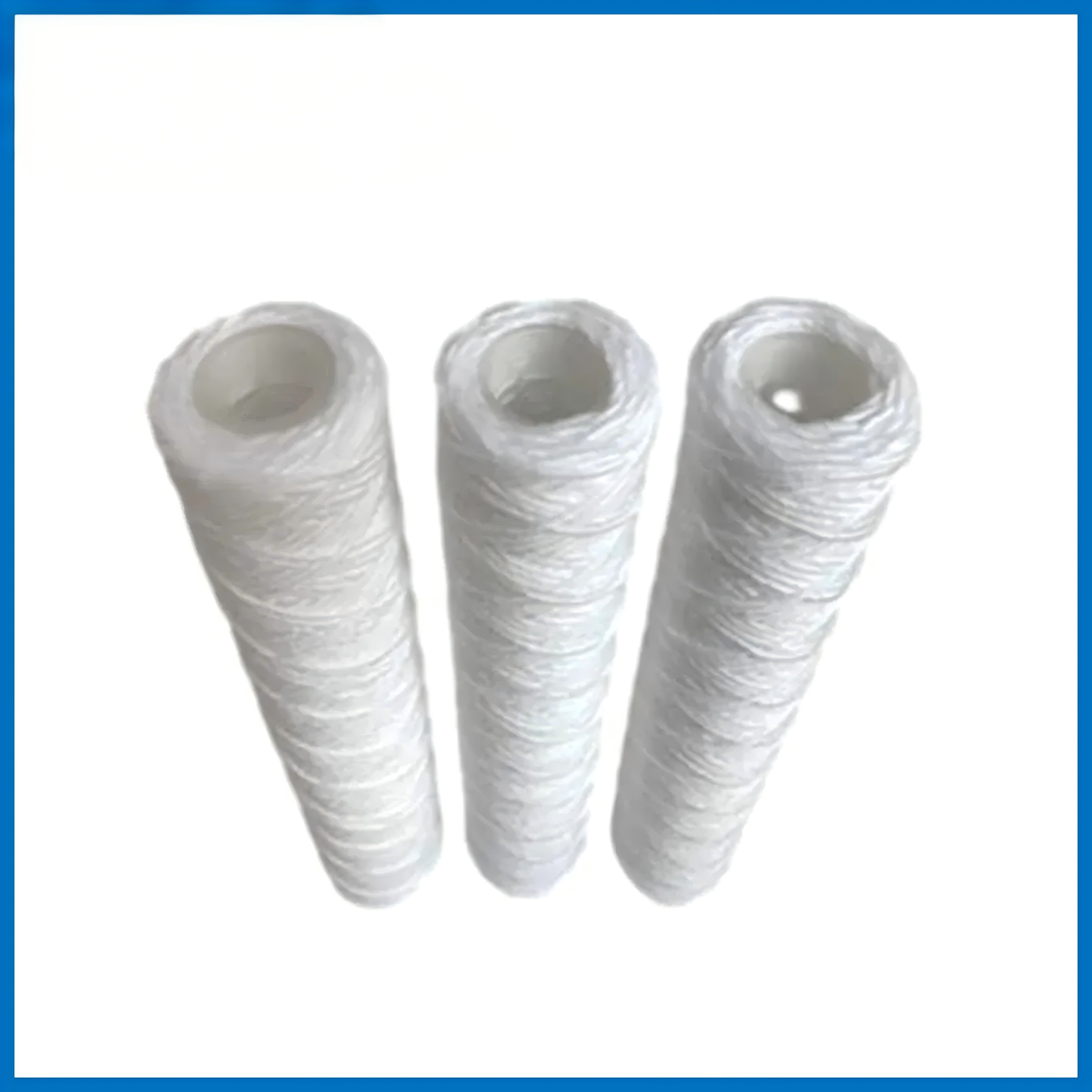High Quality PP Cotton Wire Wound Filter Cartridge, Up to 500 L/H, Multi-Layer Graded Density, Wide Compatibility for Water Filtration Systems
