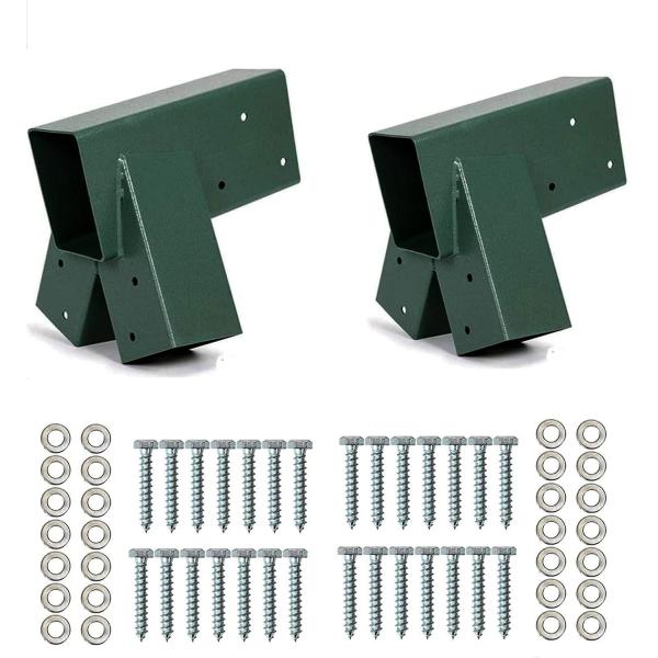 Зелёный свинг набор скобки тяжеловесная сталь А-рамка оборудование с деревянными винтами стиральные машины