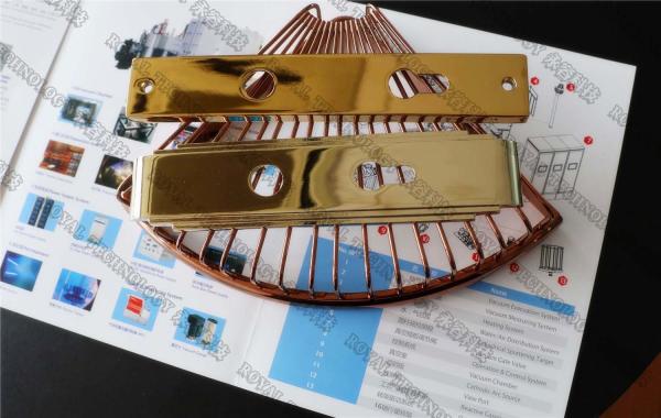 Writing Instruments Ion Plating Machine , Zinc Alloy Brass Pvd Gold Plating Machine
